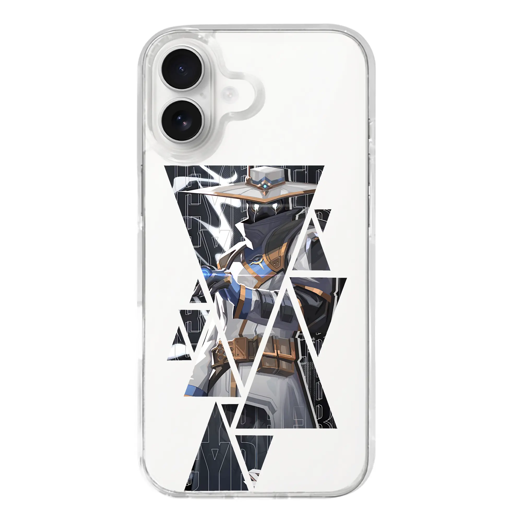 VALORANT グッズ,サイファー - iPhone 17シリーズ 透明スマホケース – 薄型・耐衝撃・精密フィット保護カバー